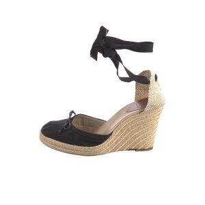 Christian Louboutin Espadrilles Wedges Sandals Black